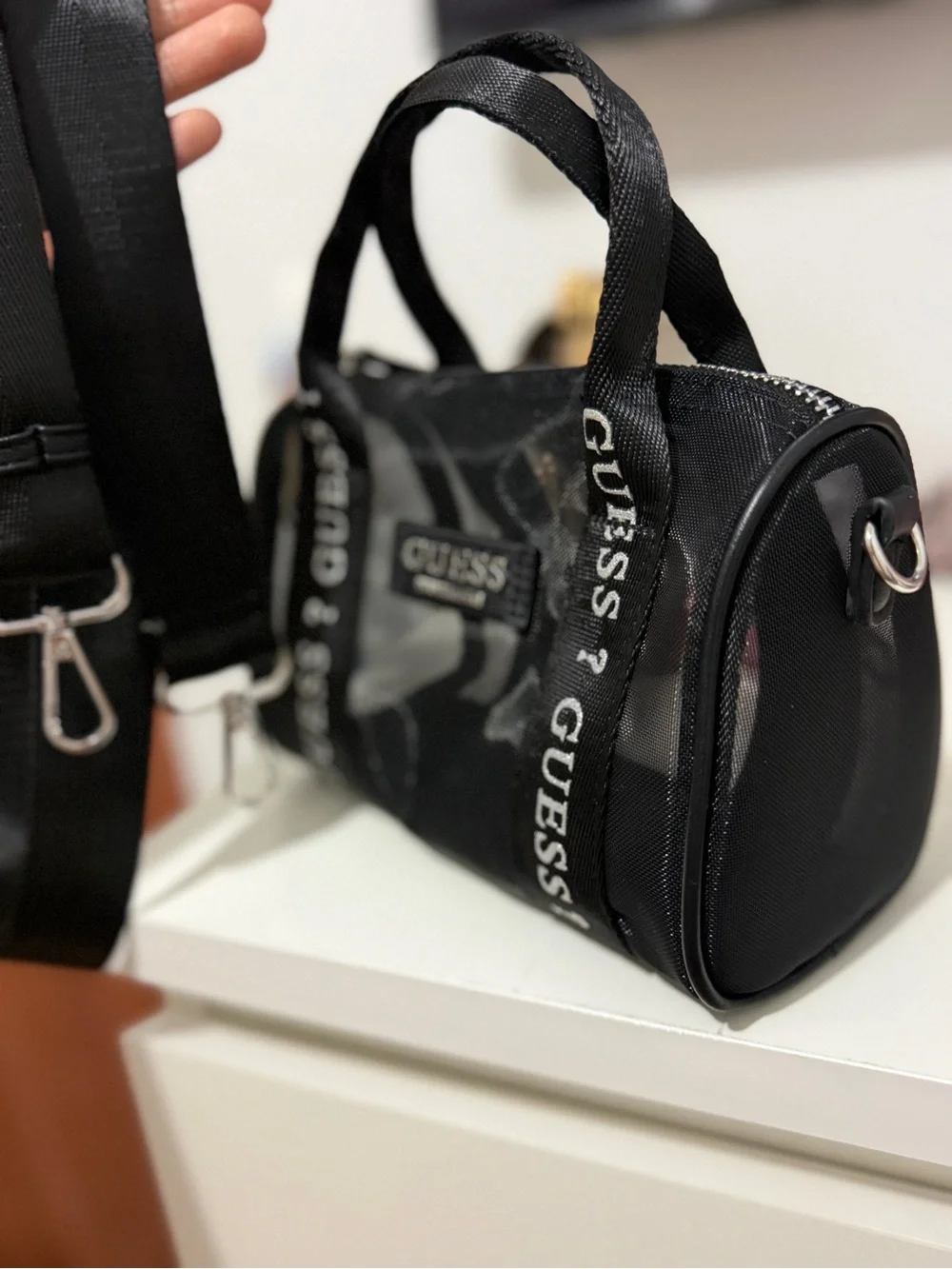 GUESS Mini Tote Crossbody Bag